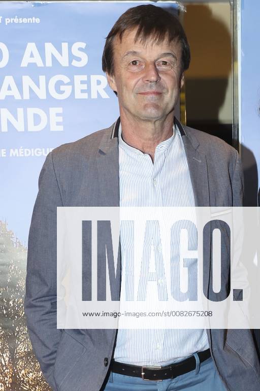 Nicolas Hulot CELEBRITES : Avant Premiere On a 20ans pour changer le monde - Paris - 06 04 2018 GwendolineLeGoff Panoramic