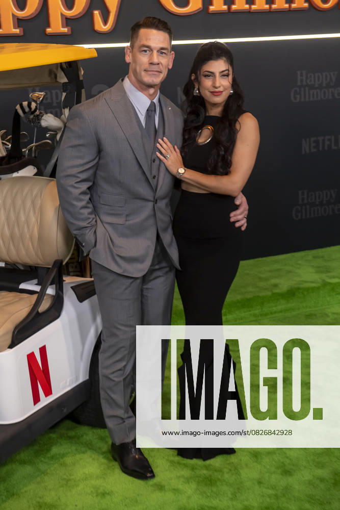(L-R) John Cena and Shay Shariatzadeh attend Netflix s Happy Gilmore 2 New York Premiere at Jazz at Lincoln Center. New York United States - ZUMAs197 20250721_aaa_s197_273