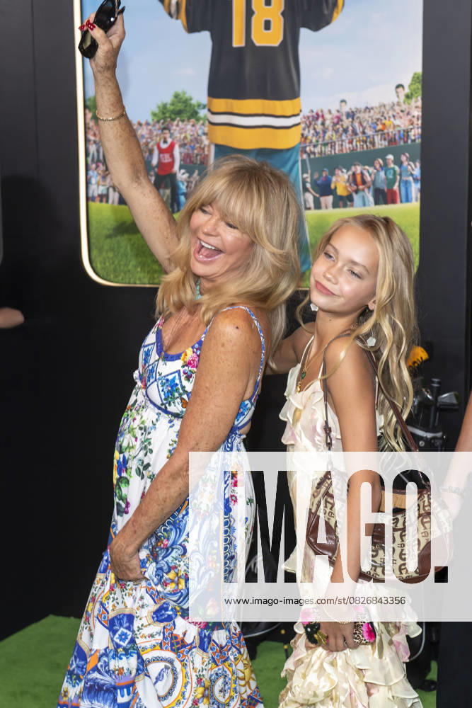 (L-R) Goldie Hawn and Rio Laura Hudson attend Netflix s Happy Gilmore 2 New York Premiere at Jazz at Lincoln Center. New York United States - ZUMAs197 20250721_aaa_s197_301