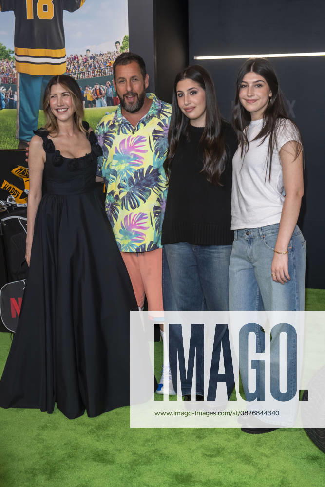 (L-R) Adam Sandler, Jackie Sandler, Sadie Sandler and Sunny Sandler attend Netflix s Happy Gilmore 2 New York Premiere at Jazz at Lincoln Center. New York United States - ZUMAs197 20250721_aaa_s197_324