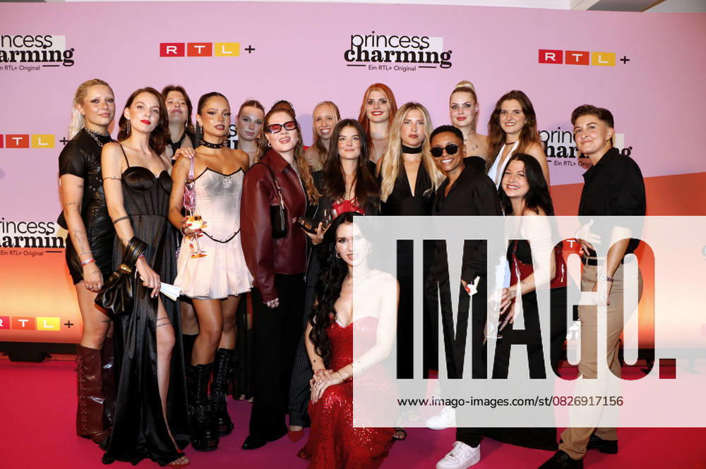Vanessa Borck with candidates at the event to kick off season 5 of the RTL show Princess Charming at the Delphi Filmpalast Berlin, 22 07 2025 Foto:xA.xFuturexImagex charming_5728
