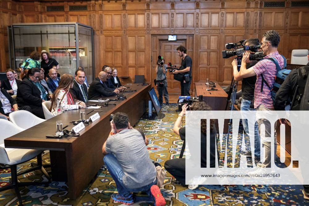 THE HAGUE - The International Court of Justice during an advisory ruling on countries obligations to protect the climate. The ruling is not binding but has great legal weight and moral authority. ANP LINA SELG netherlands out - belgium out