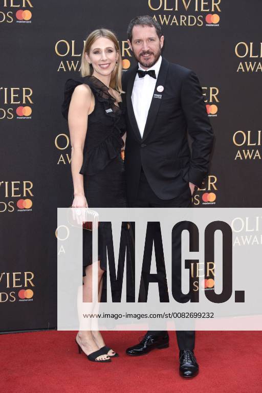 Laura Wade and Bertie Carvel attending the Olivier Awards 2018 at the Royal Albert Hall London 08 04 2018 Laura Wade Bertie Carvel Foto:xS.xFuturexImage