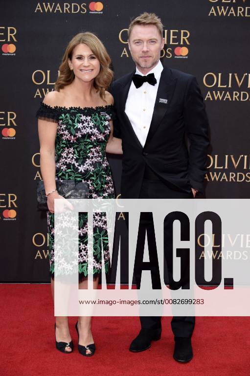 Harriet Scott and Ronan Keating at the 2018 Olivier Awards at the Royal Albert Hall London 08 04 2018 Harriet Scott Ronan Keating Foto:xS.xFuturexImage