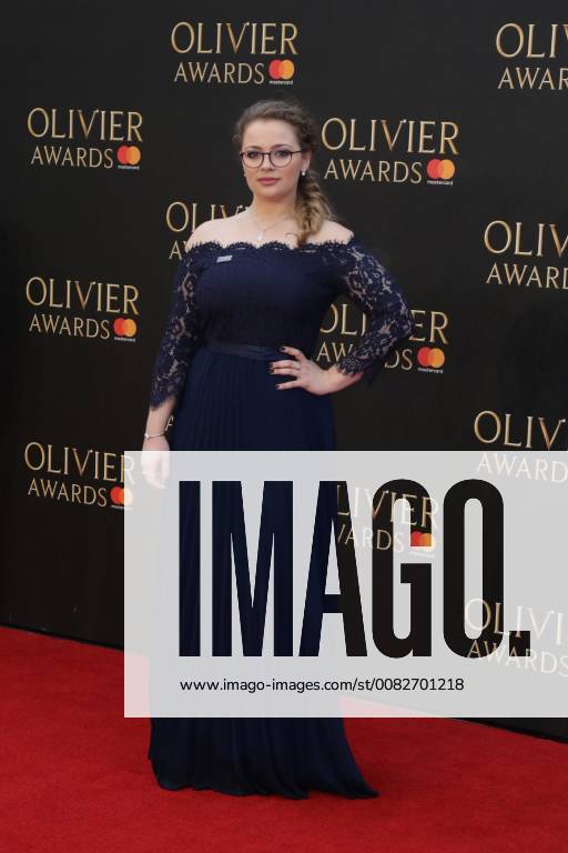 Carrie Hope Fletcher attends The Olivier Awards 2018 with Mastercard at Royal Albert Hall in London. APRIL 8th 2018 MESx18970