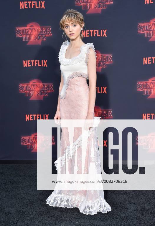 Natalia Dyer arriving at the premiere of Stranger Things Season 2 in Westwood, California - Oct 26, 2017 - Westwood Premiere of Stranger Things Season 2,