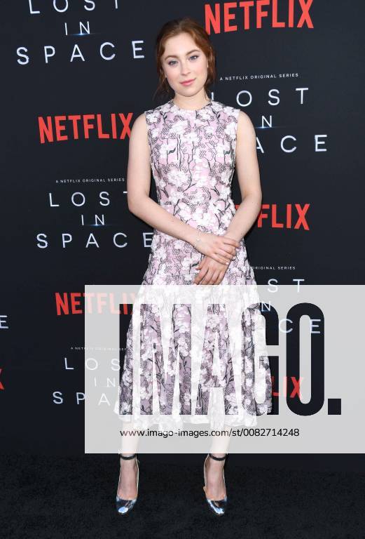 Hollywood, CA, U.S. - 09 April 2018 - Hollywood, California - Mina Sundwall. NETFLIX s Lost in Space Season 1 Premiere Event held at Arclight Hollywood Cinerama Dome. Photo Credit: AdMedia Hollywood U.S. - ZUMAa123 20180409_zaa_a123_044