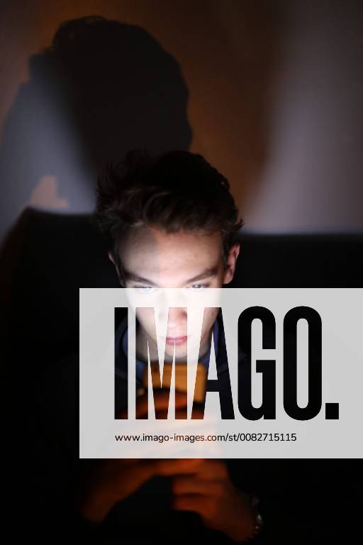 A teenager looks at his smatphone Photo of 09 04 18 Alcohol Nicotine or heroin can make addiction But also digital media have addictive potential Th