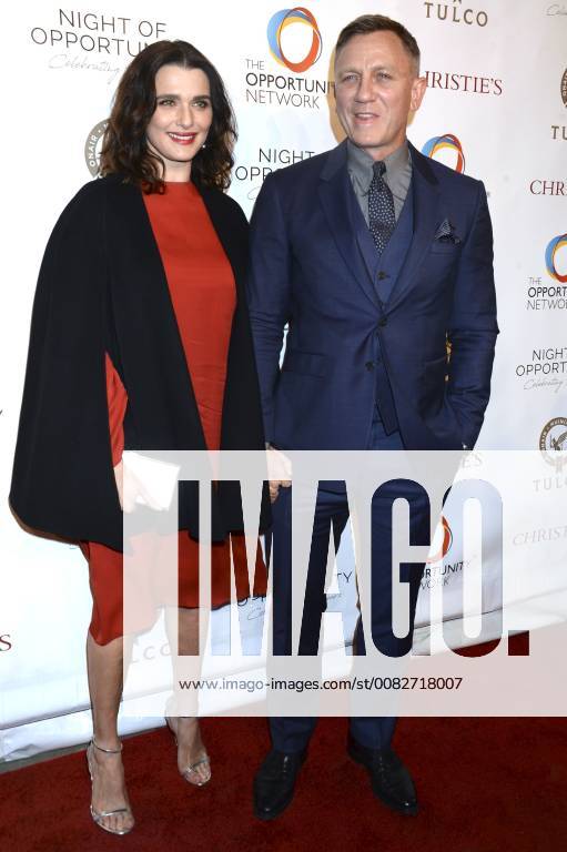Rachel Weisz with husband Daniel Craig at the 11 Night of Opportunity Gala at Cipriani Wall Street New York 09 04 2018 Foto:xD.Tinex xFuturexImage