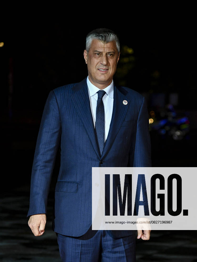 Kosovo President Hashim Thaci Exterior Arrivals at the state dinner on the occasion of the international ceremony marking the centenary of the 1918 armistice at the Musée dOrsay in Paris, France, on November 10, 2018 Pierre Perusseau Bestimage