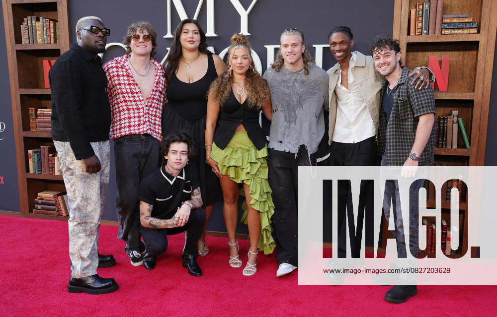 Netflix s My Oxford Year Premiere - LA Donzell Taggart, Katie Roeder, Aaliyah Larsen and Cameron Goode of SZN4 and Mason Watts, Conor Smith, Zach Newbould and Shane Appell of the Midnight Til Morning At Netflix s My Oxford Year Los Angeles Premiere At Netflix Tudum Theater , In Los Angeles CA, USA on July 24, 2025. Photo by Fati S ABACAPRESS.COM Lso Angeles CA United States