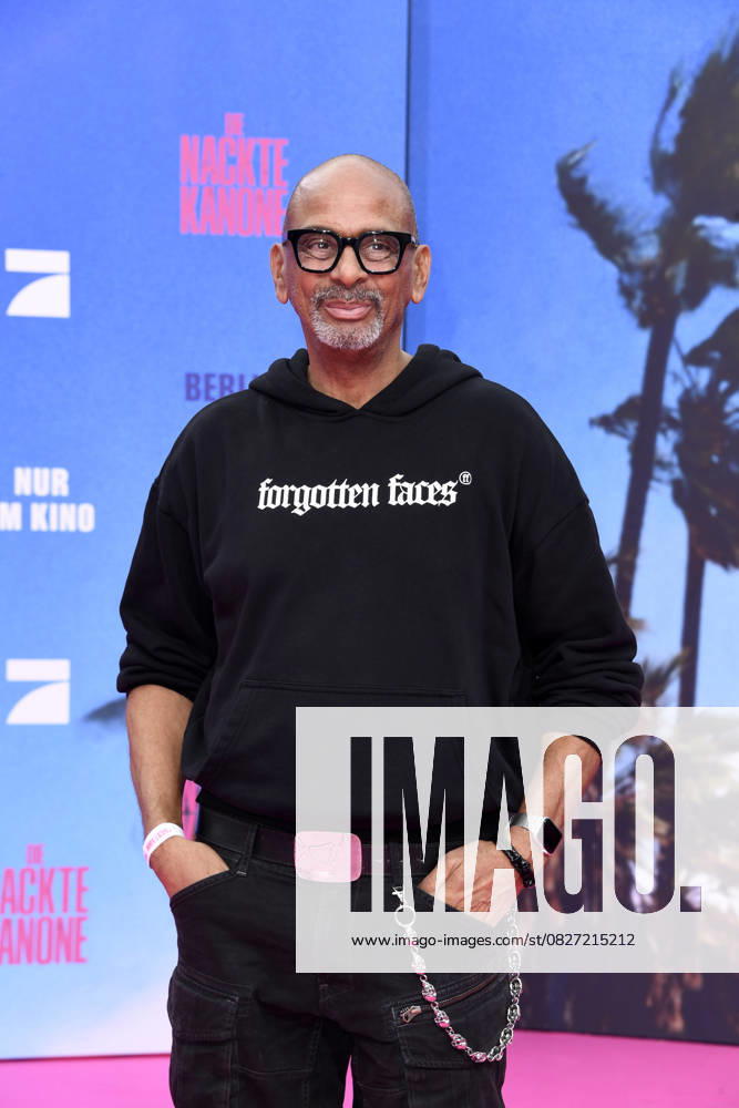 Pierre Sanoussi Bliss at the German premiere of DIE NACKTE KANONE in Berlin on 24 07 2025