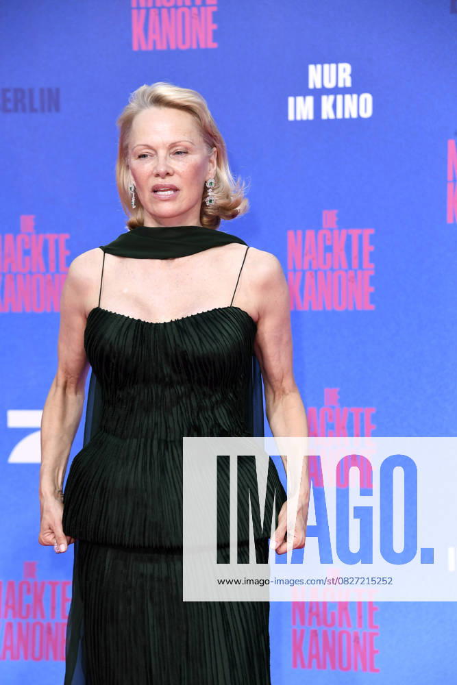 Pamela Anderson at the German premiere of DIE NACKTE KANONE in Berlin on 24 07 2025