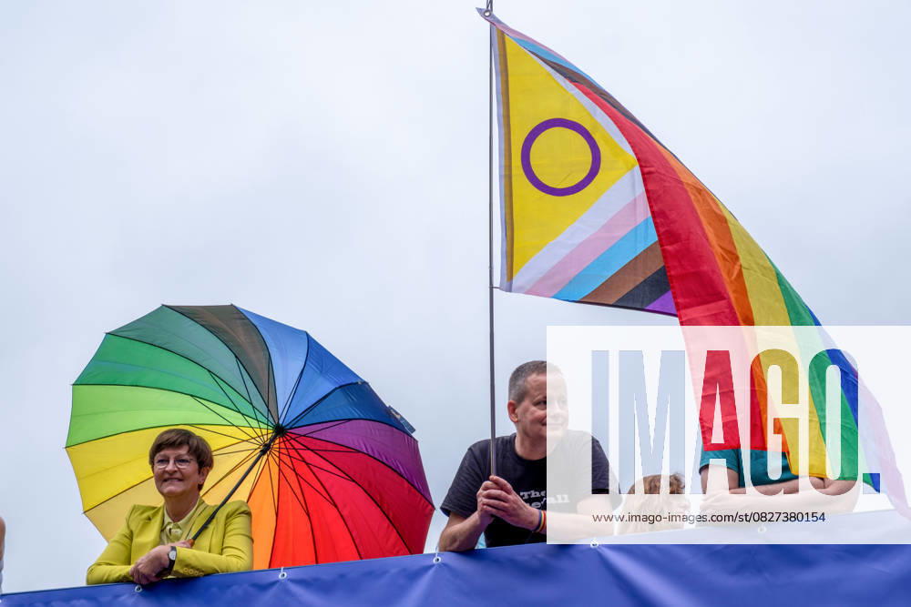 Demonstration Nie wieder still zum 47 Berliner Christopher Street Day CSD am Samstag 26 07 2025 in Berlin Photo Saskia Esken, former SPD federal chai
