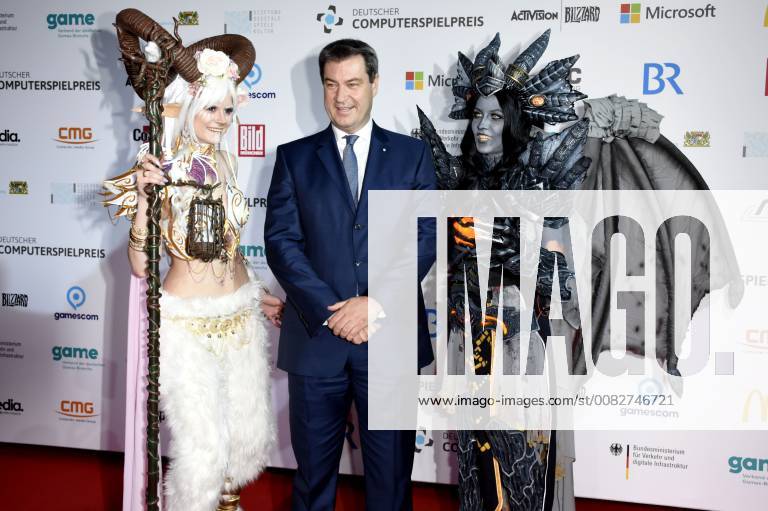 Markus Söder at the presentation of the German Computer Game Prize 2018 in the Kesselhaus Munich 10 04 2018 Foto:xP.xSchönbergerx xFuturexImage
