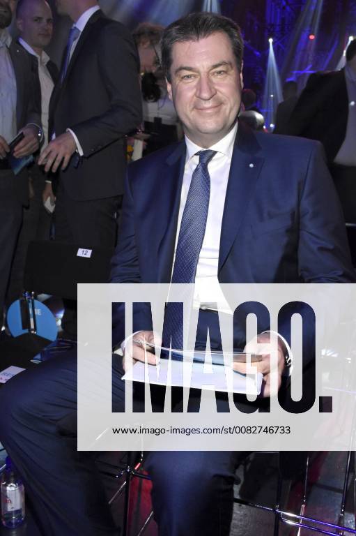 Markus Söder at the presentation of the German Computer Game Prize 2018 in the Kesselhaus Munich 10 04 2018 Foto:xP.xSchönbergerx xFuturexImage