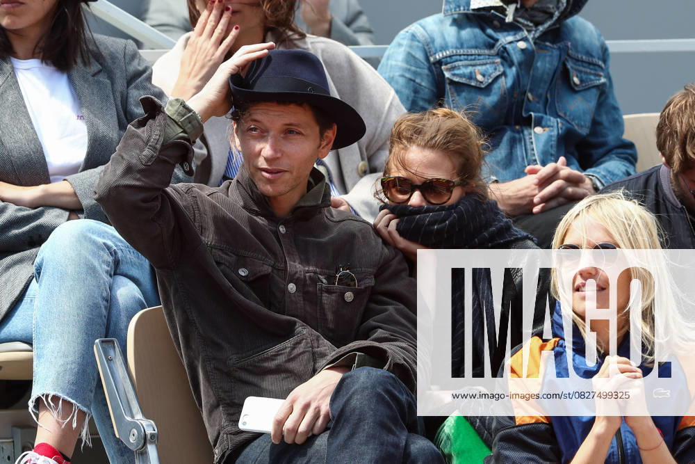 Celebrities in the stands at the French Tennis Internationals at Roland Garros in Paris, France, on June 7, 2019 Cyril Moreau Bestimage French Tennis Open at Roland Garros in Paris, France, on June 7, 2019