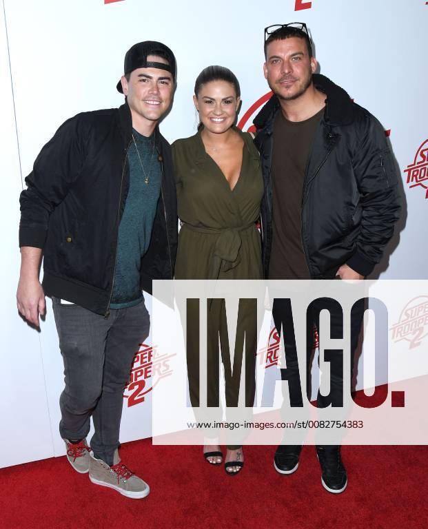 Hollywood, CA, U.S. - 11 April 2018 - Hollywood, California - Tom Sandoval, Brittany Cartwright, Jax Taylor. Super Troopers 2 Los Angeles Premiere held at Arclight Hollywood. Photo Credit: AdMedia Hollywood U.S. - ZUMAa123 20180411_zaa_a123_160