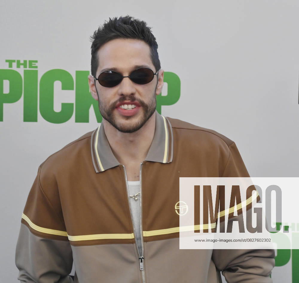 Cast member Pete Davidson attends the premiere of the motion picture comedy The Pickup at Regal LA Live in Los Angeles on Sunday, July 27, 2025. Storyline: A routine cash pickup turns into a deadly pursuit when two mismatched armored truck drivers are ambushed by ruthless criminals with plans beyond the cash. LAP2025072706 JIMxRUYMEN