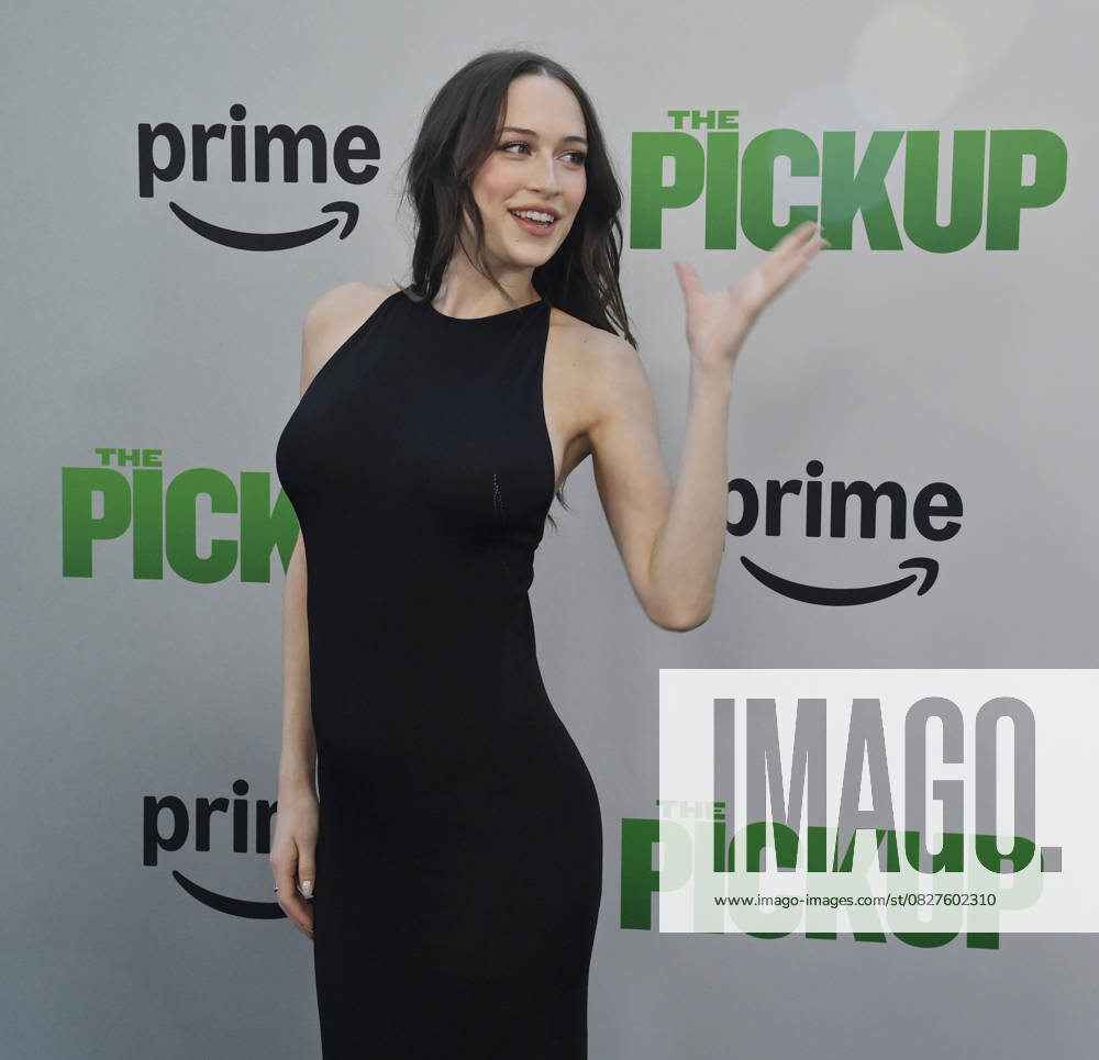 Elsie Hewitt attends the premiere of the motion picture comedy The Pickup at Regal LA Live in Los Angeles on Sunday, July 27, 2025. Storyline: A routine cash pickup turns into a deadly pursuit when two mismatched armored truck drivers are ambushed by ruthless criminals with plans beyond the cash. LAP2025072712 JIMxRUYMEN
