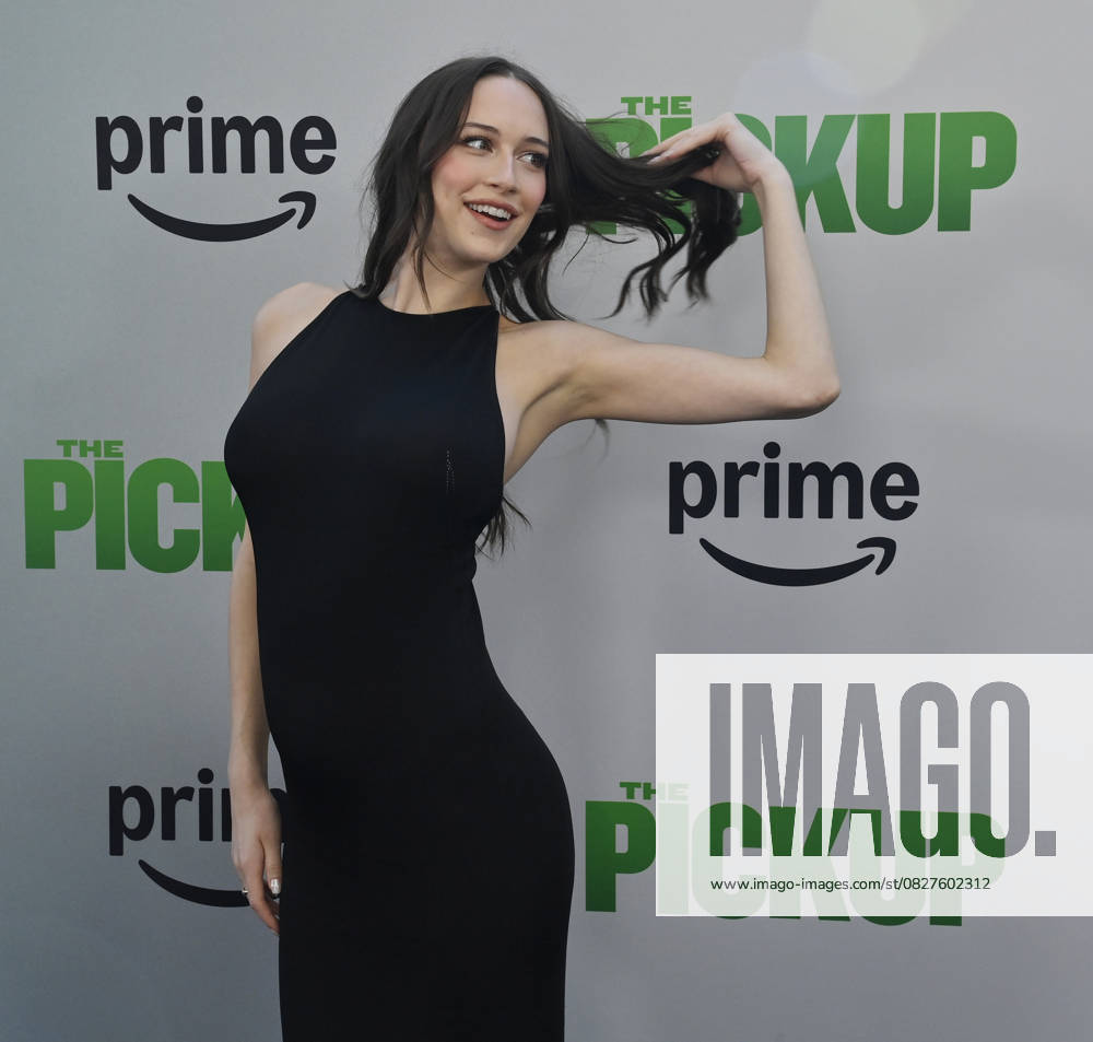 Elsie Hewitt attends the premiere of the motion picture comedy The Pickup at Regal LA Live in Los Angeles on Sunday, July 27, 2025. Storyline: A routine cash pickup turns into a deadly pursuit when two mismatched armored truck drivers are ambushed by ruthless criminals with plans beyond the cash. LAP2025072714 JIMxRUYMEN