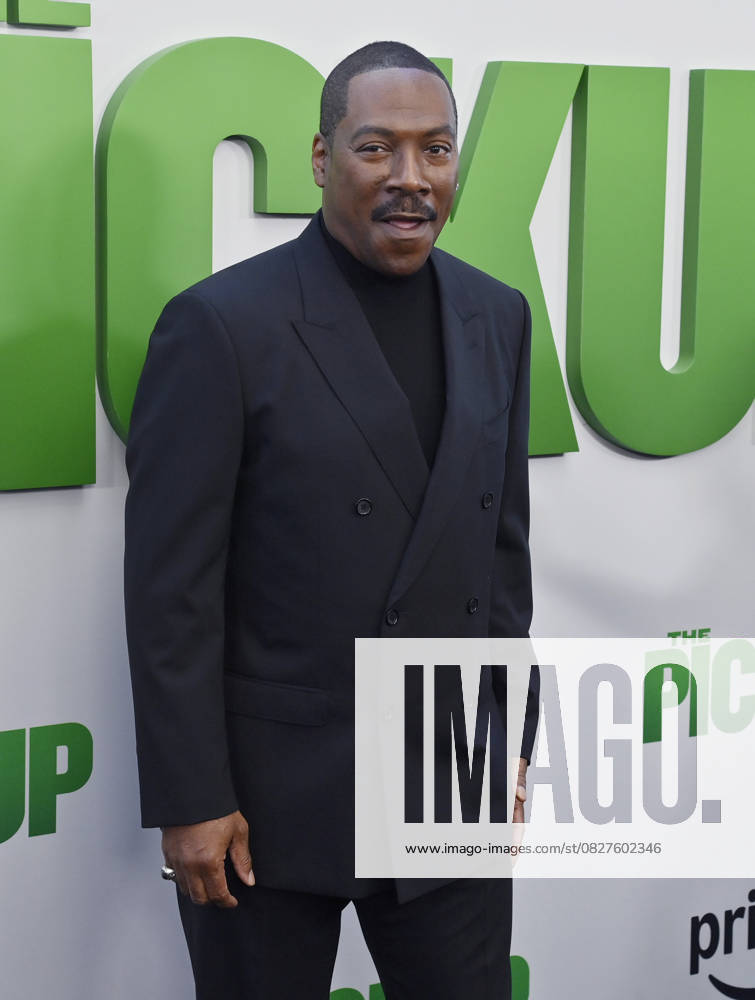 Cast member Eddie Murphy attends the premiere of the motion picture comedy The Pickup at Regal LA Live in Los Angeles on Sunday, July 27, 2025. Storyline: A routine cash pickup turns into a deadly pursuit when two mismatched armored truck drivers are ambushed by ruthless criminals with plans beyond the cash. LAP2025072727 JIMxRUYMEN