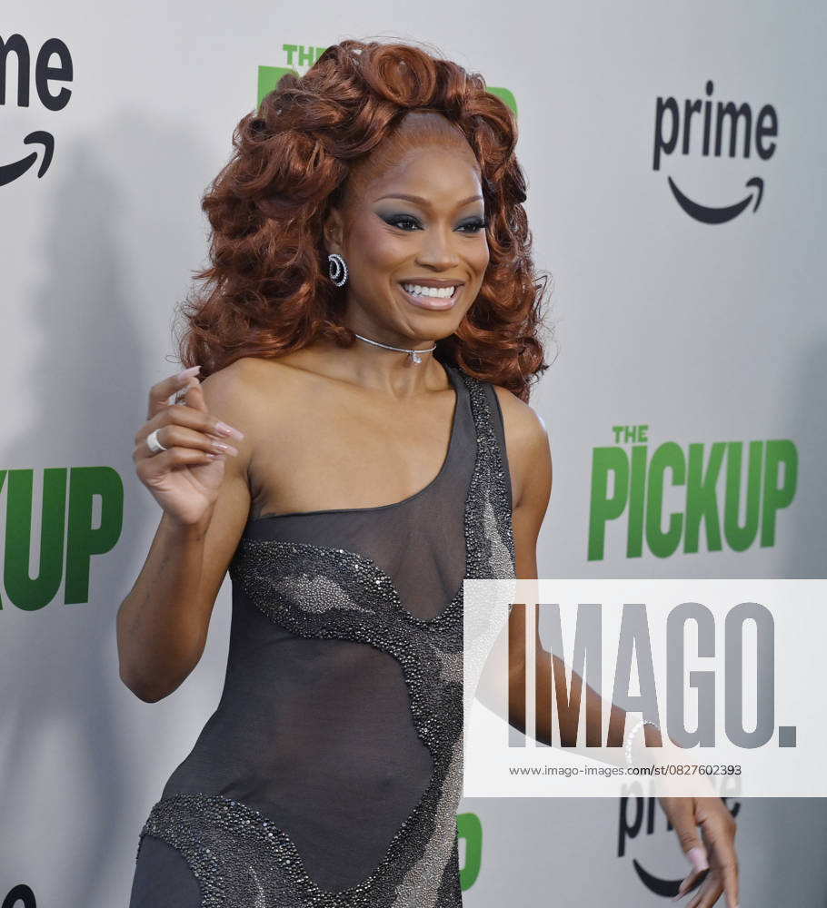 Cast member Keke Palmer attends the premiere of the motion picture comedy The Pickup at Regal LA Live in Los Angeles on Sunday, July 27, 2025. Storyline: A routine cash pickup turns into a deadly pursuit when two mismatched armored truck drivers are ambushed by ruthless criminals with plans beyond the cash. LAP2025072732 JIMxRUYMEN
