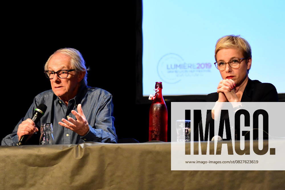 Clémentine Autain Ken Loach masterclass during Lyon Lumière festival 2019 on october 17th 2019 Lyon France Romain Doucelin Bestimage Ken Loach masterclass during Lyon Lumieres festival 2019 on october 17th 2019 Lyon France