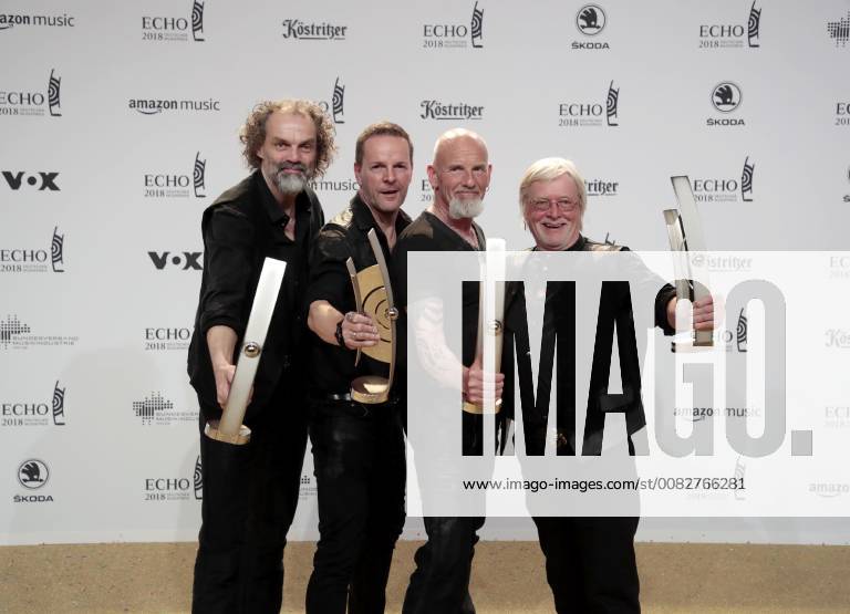 Santiano category Folk music l at presentation German Music Prize ECHO 2018 in Messe Berlin