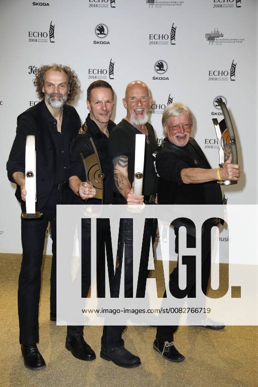 Award Winner Santiano at the ECHO POP Awards on 12.04.2018 in Berlin ECHO POP Awards 2018 in Berlin Winner Price winner Pressroom