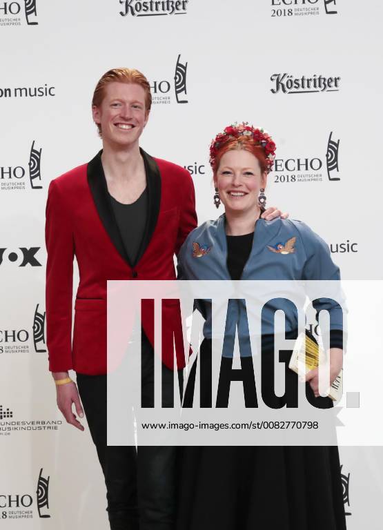 Tobias van de Meiklokjes Eenie van de Meiklokjes at the presentation of the German Music Prize ECHO 2018 in Messe Berlin