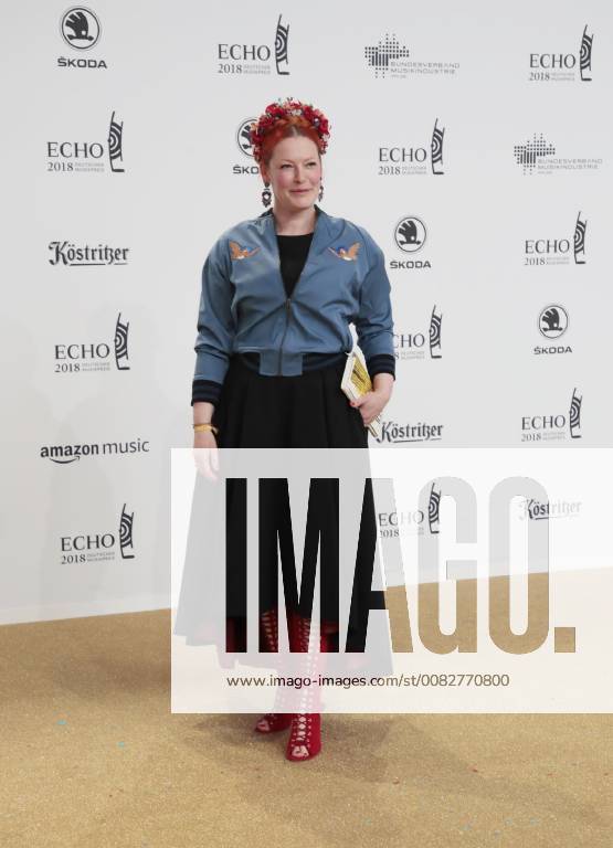 Eenie van de Meiklokjes at the presentation of the German Music Prize ECHO 2018 in Messe Berlin
