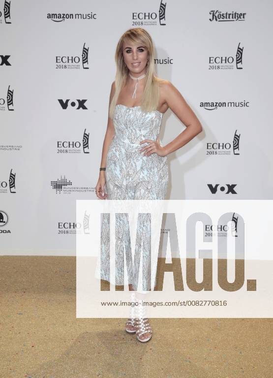 Annemarie Eilfeld at the presentation of the German Music Prize ECHO 2018 in Messe Berlin
