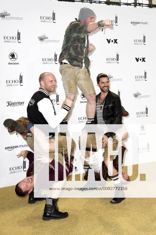 Voxxclub at the 27th German Music Prize Echo 2018 in the Messe Berlin Berlin 12 04 2017 Foto:xF.xFuturexImage