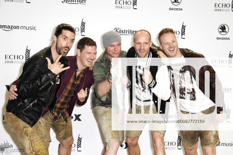 Voxxclub at the 27th German Music Prize Echo 2018 in the Messe Berlin Berlin 12 04 2017 Foto:xF.xFuturexImage