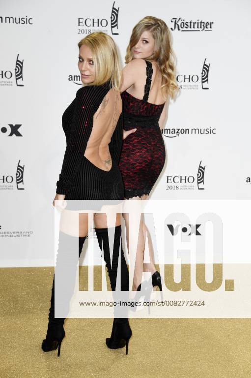 Michelle with daughter Marie Louise Reim at the 27 award ceremony of the German Music Prize Echo 2018 in the Messe Berlin Berlin 12 04 2017 Foto:xF.xFuturexImage
