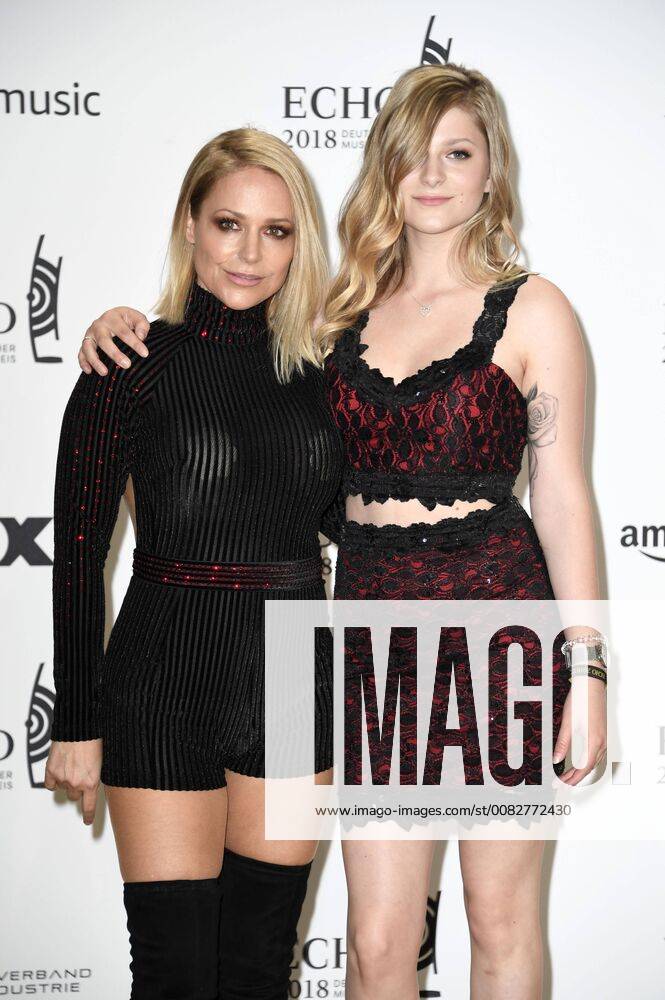 Michelle with daughter Marie Louise Reim at the 27 award ceremony of the German Music Prize Echo 2018 in the Messe Berlin Berlin 12 04 2017 Foto:xF.xFuturexImage