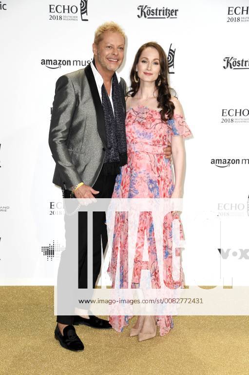 Uwe Fahrenkrog Petersen with girlfriend Christin Dechant at the 27th German Music Award Echo 2018 in the Messe Berlin Berlin 12 04 2017 Foto:xF.xFuturexImage