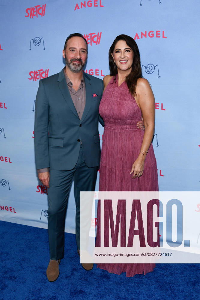 TONY HALE and D ARCY CARDEN at the premiere of SKETCH, held at Cinemark Playa Vista in Los Angeles, California Los Angeles USA - ZUMAs247 20250728_zmp_s247_001