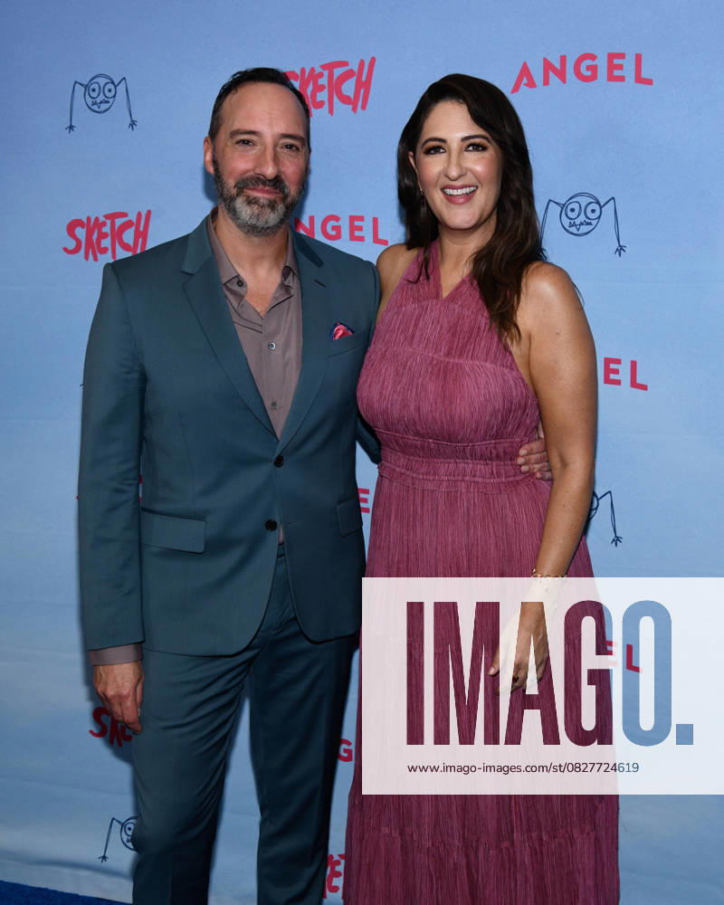TONY HALE and D ARCY CARDEN at the premiere of SKETCH, held at Cinemark Playa Vista in Los Angeles, California Los Angeles USA - ZUMAs247 20250728_zmp_s247_002