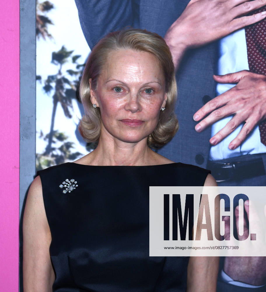 Pamela Anderson attends the US Premiere of The Naked Gun at SVA Theater in New York. July 28, 2025. New York United States - ZUMAp281 20250728_zea_p281_043