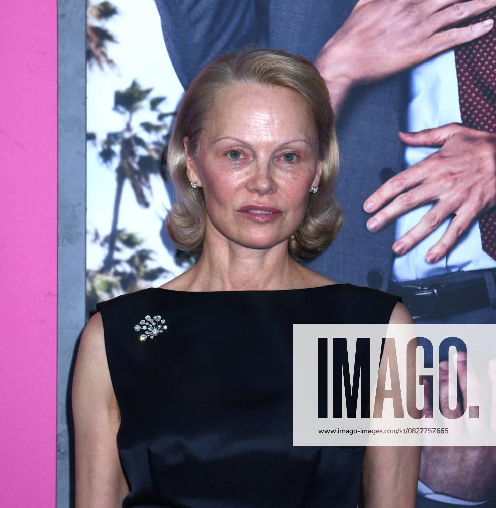 Pamela Anderson attends the US Premiere of The Naked Gun at SVA Theater in New York. July 28, 2025. New York United States - ZUMAp281 20250728_zea_p281_046