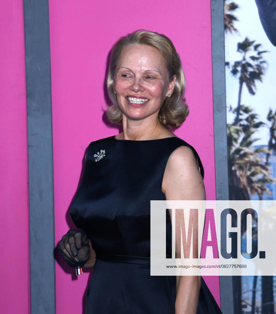 Pamela Anderson attends the US Premiere of The Naked Gun at SVA Theater in New York. July 28, 2025. New York United States - ZUMAp281 20250728_zea_p281_048