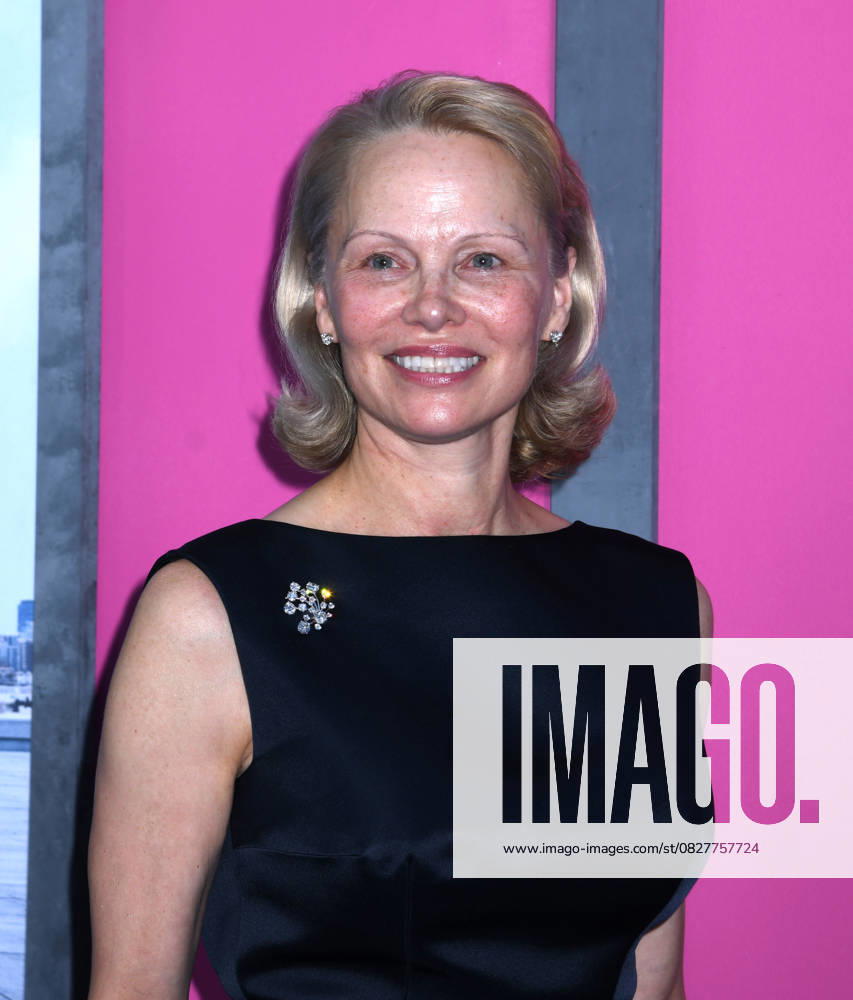 Pamela Anderson attends the US Premiere of The Naked Gun at SVA Theater in New York. July 28, 2025. New York United States - ZUMAp281 20250728_zea_p281_053