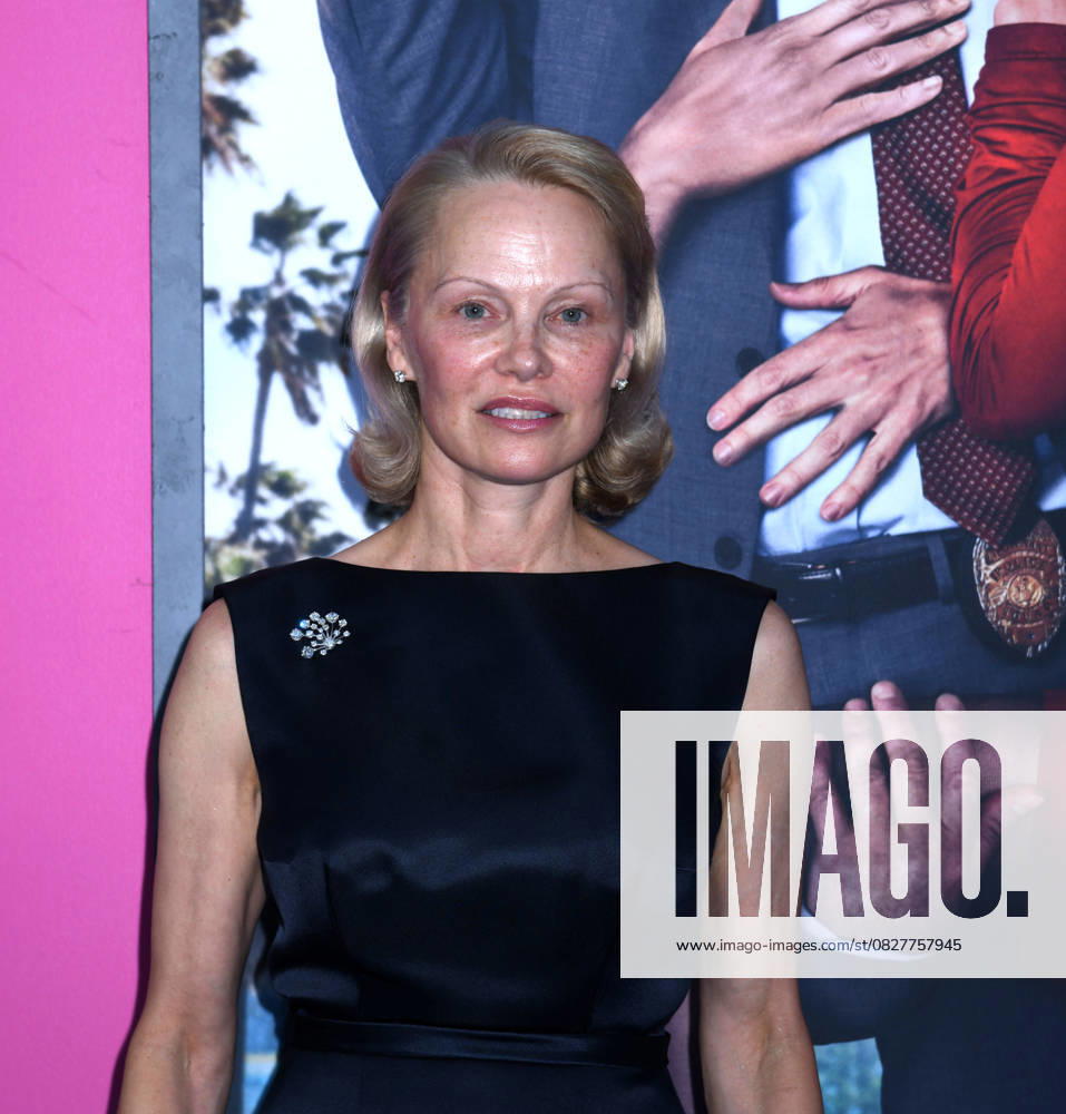 Pamela Anderson attends the US Premiere of The Naked Gun at SVA Theater in New York. July 28, 2025. New York United States - ZUMAp281 20250728_zea_p281_060