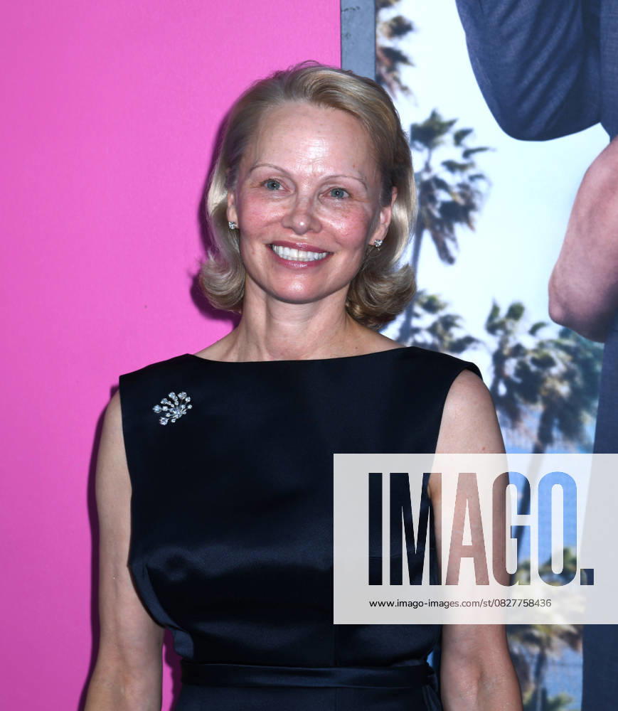 Pamela Anderson attends the US Premiere of The Naked Gun at SVA Theater in New York. July 28, 2025. New York United States - ZUMAp281 20250728_zea_p281_058