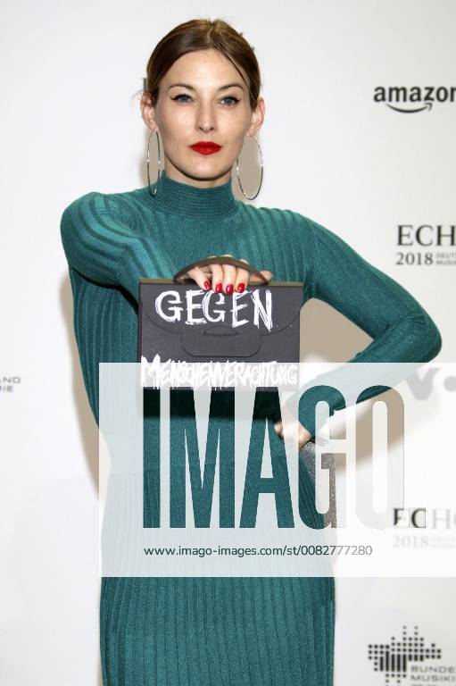 Jeannine Michaelsen at the 27 award ceremony of the German Music Prize Echo 2018 in the Messe Berlin Berlin 12 04 2017 Foto:xFuturexImage