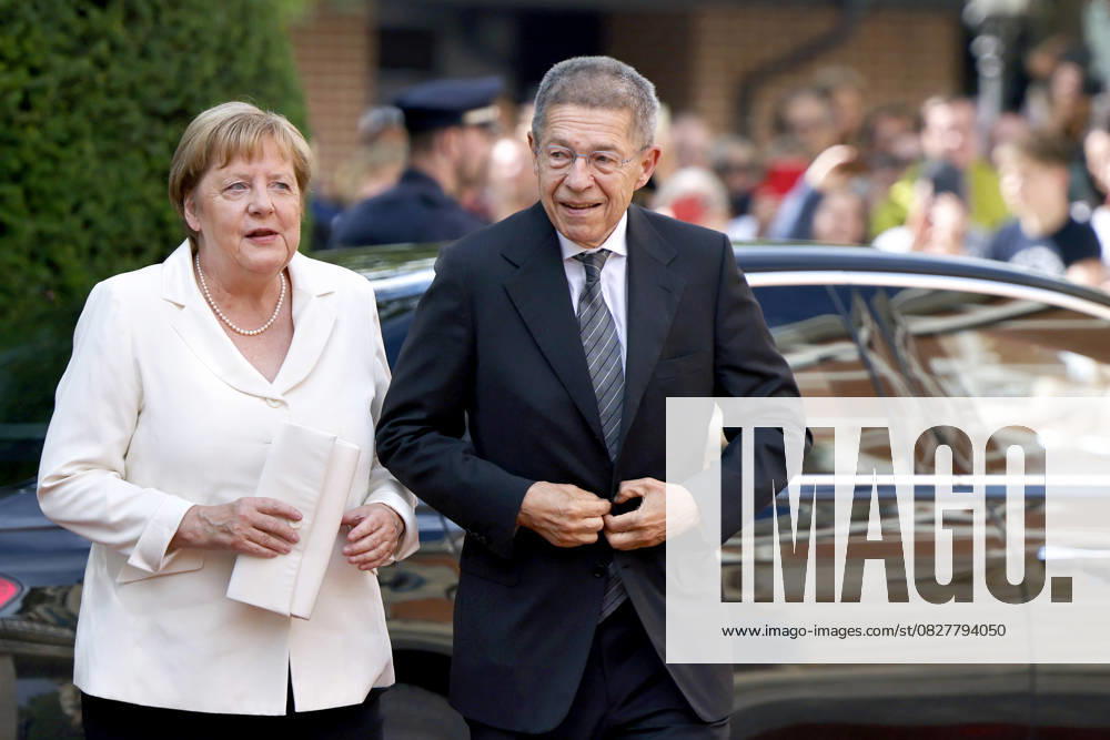 Former Federal Chancellor Angela Merkel CDU and her husband Joachim Sauer at the opening of the 113 Richard Wagner Festival 2025 with the new production of Die Meistersinger von Nürnberg at the Bayreuth Festspielhaus Bayreuth, 25 07 2025 Bavaria Germany