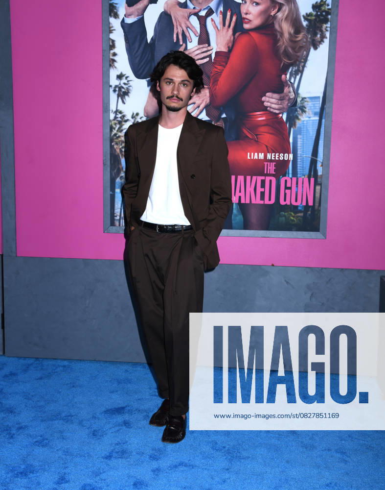 Dylan Jagger Lee attends the US Premiere of The Naked Gun at SVA Theater in New York. Zuma Press July 28, 2025. New York United States - ZUMAp281 20250728_zea_p281_104