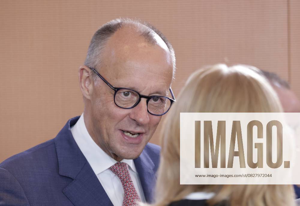 Friedrich Merz, Federal Chancellor , Germany, Berlin, Federal Chancellery, At its 12th meeting on July 30, 2025, the Federal Cabinet will discuss, among other things, the draft bill on the adoption of the federal budget for the 2026 financial year and the resolution on the federal financial plan for 2025 to 2029